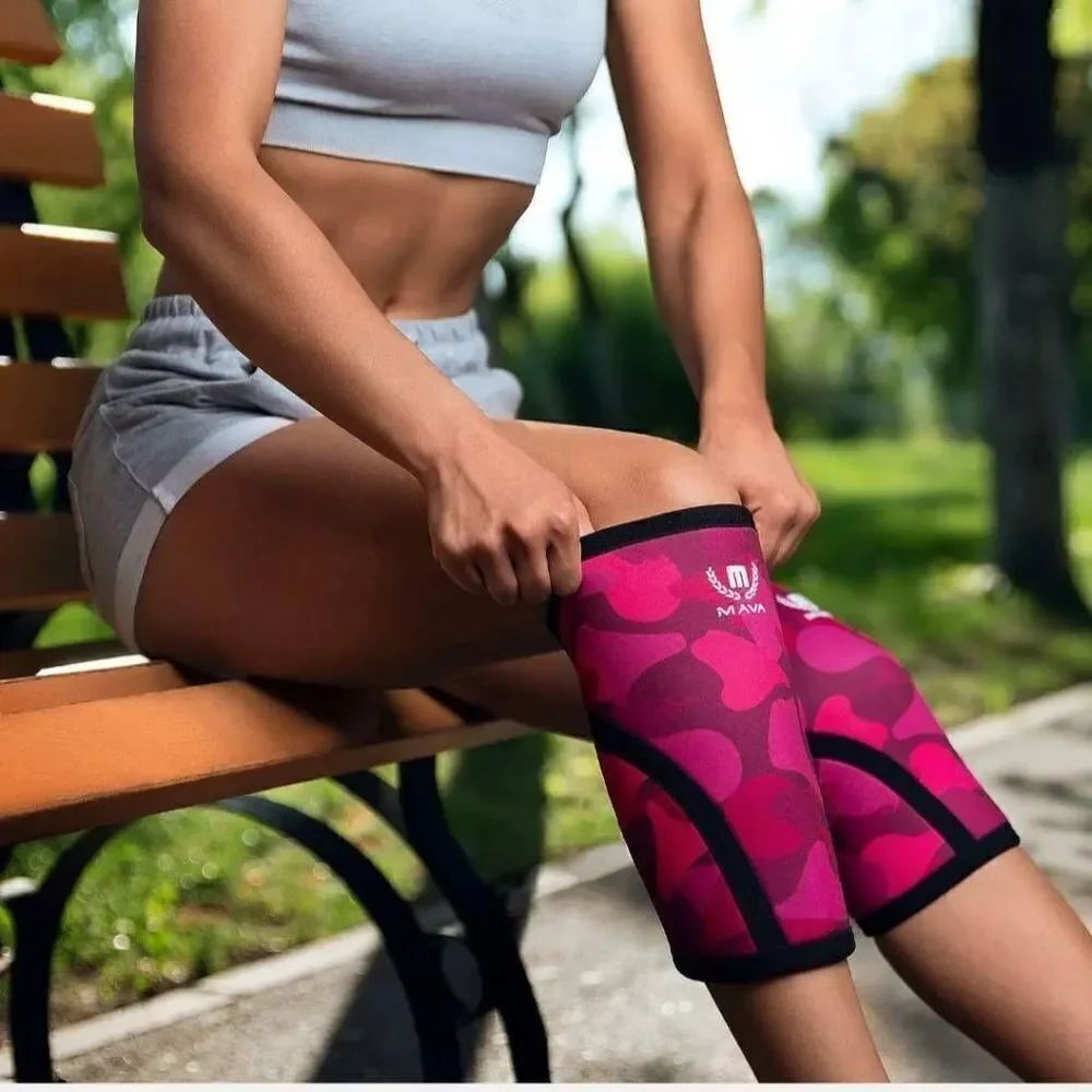 Mava Sports Compression Knee Sleeves - Picture 4 of 7